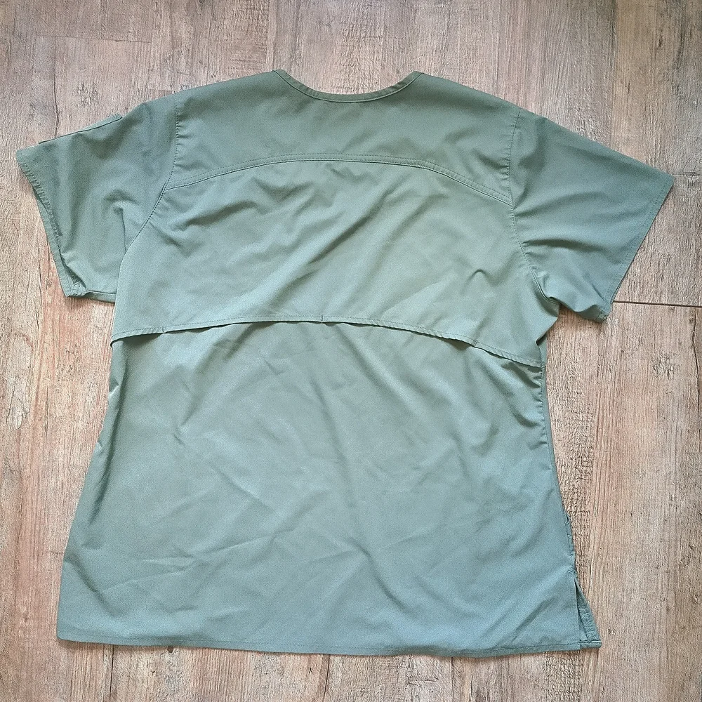 Carhartt Force Green Scrub Top Size XL - Picture 6 of 6